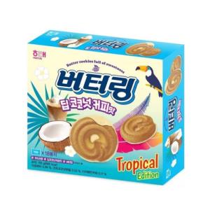 [해태제과] 버터링딥코코넛커피맛_155G(18입)